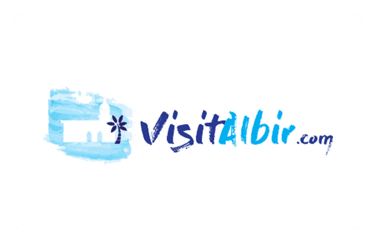 Het logo van de plaats Albir aan de Costa Blanca.