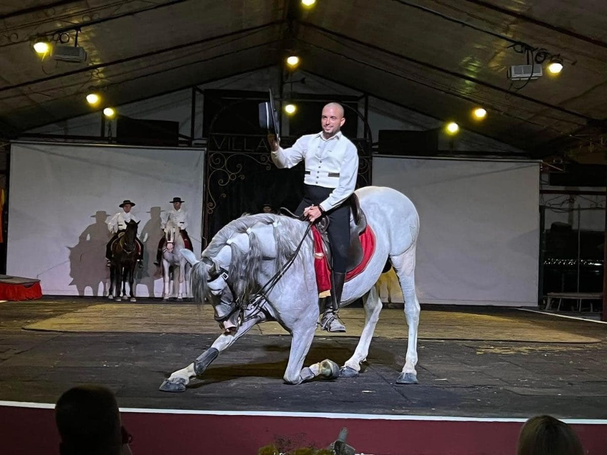 Restaurant Villa Salada flamenco dinnershow met paarden.