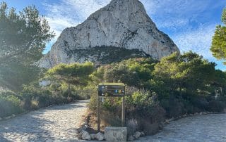 Calpe, on the way to Peñon de Ifach.