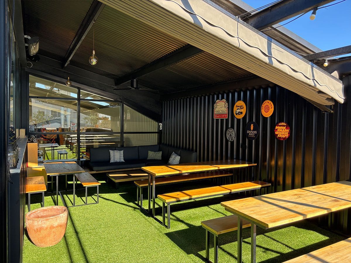 The Cervezas Althaia terrace.