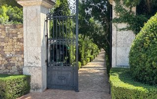 La entrada al Jardín de l'Albarda.