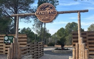 Entrance Mazeland Benidorm.