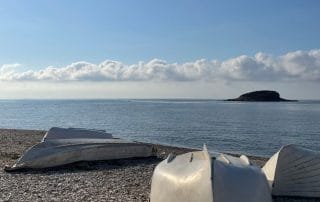 Isla de Altea desde la playa de La Olla.