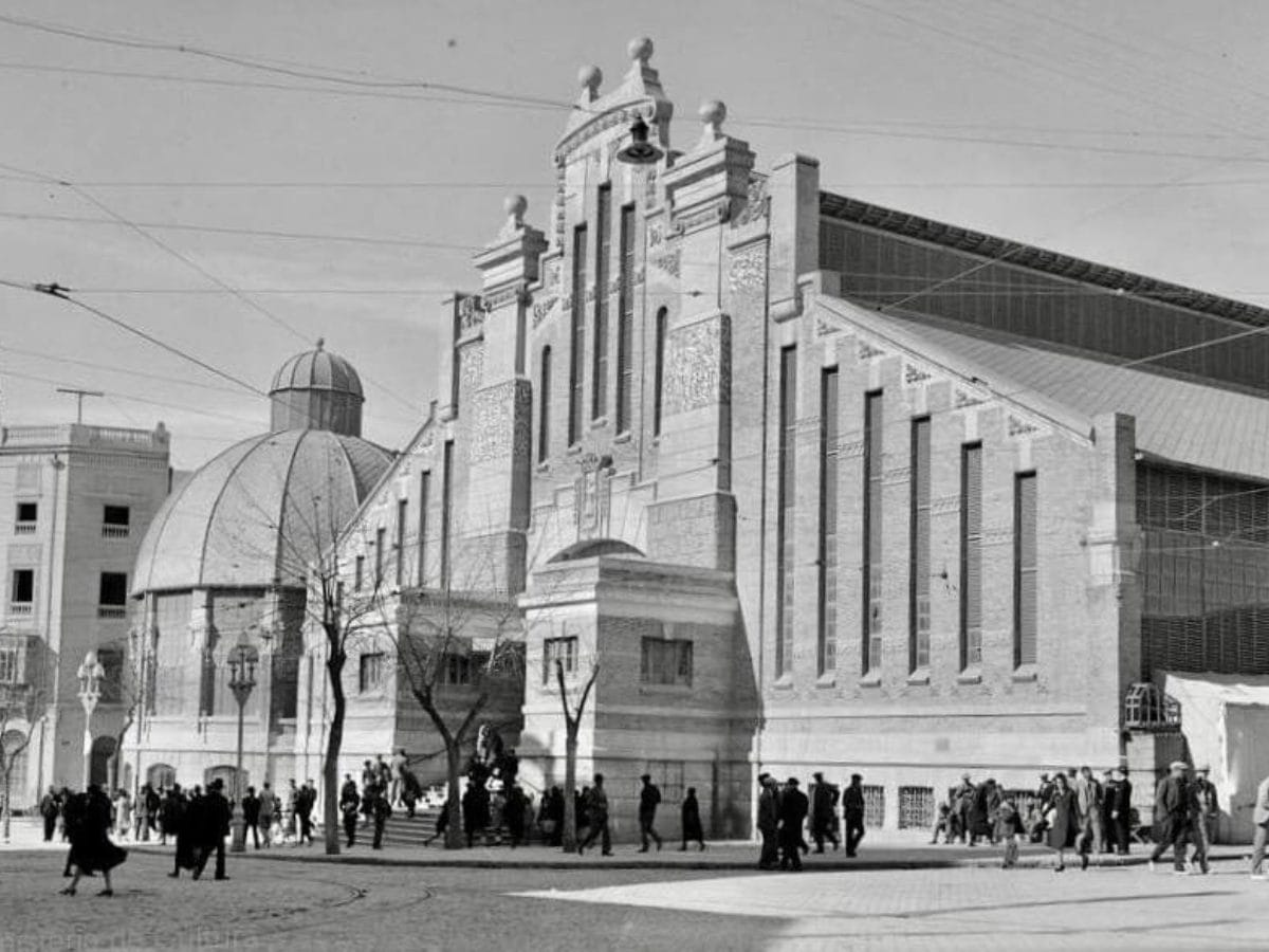 Mercado Central Alicante vroeger.