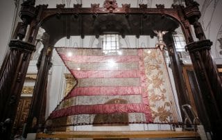 Real Senyera - la bandera oficial de Valencia. Foto: Ayuntamiento de Valencia.