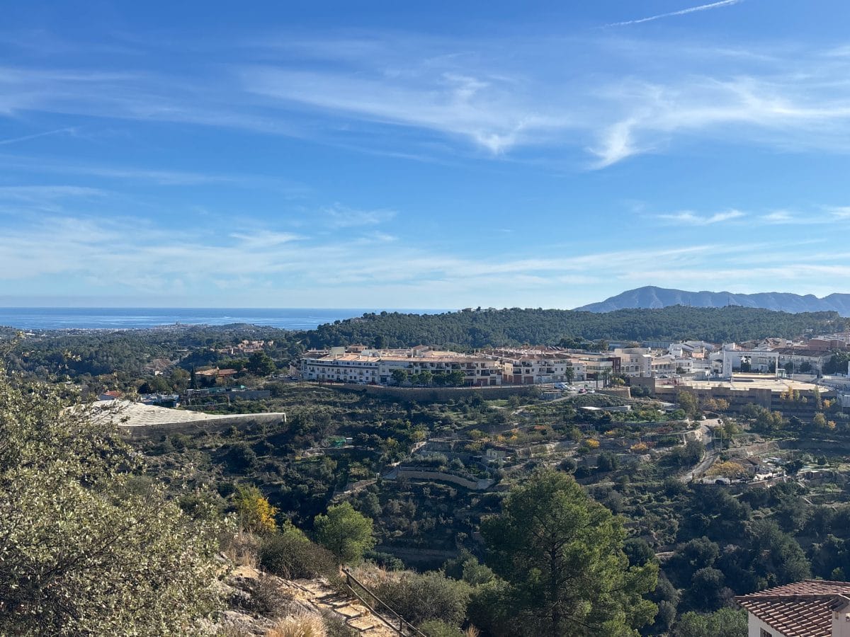 El paseo de las Estrellas. El paseo marítimo del Albir.