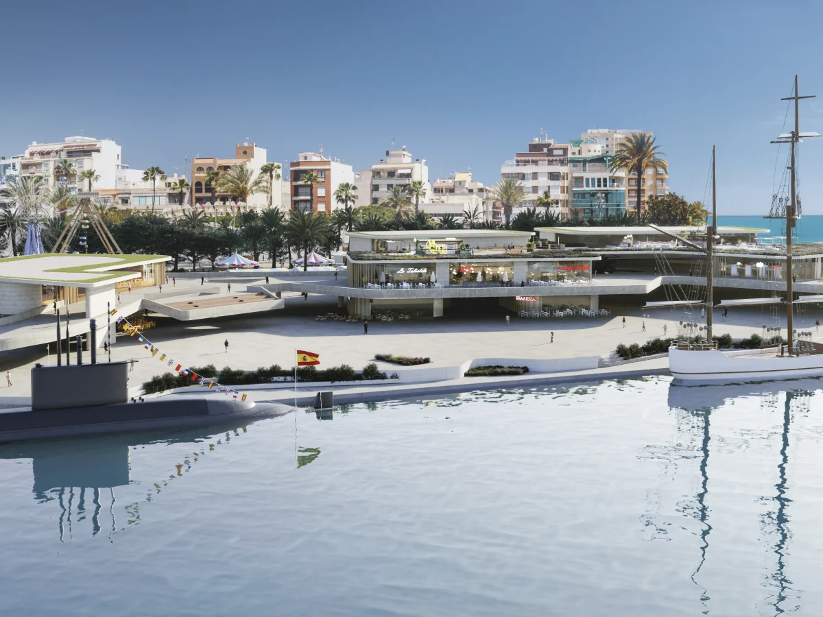 Torrevieja 3d impressie haven