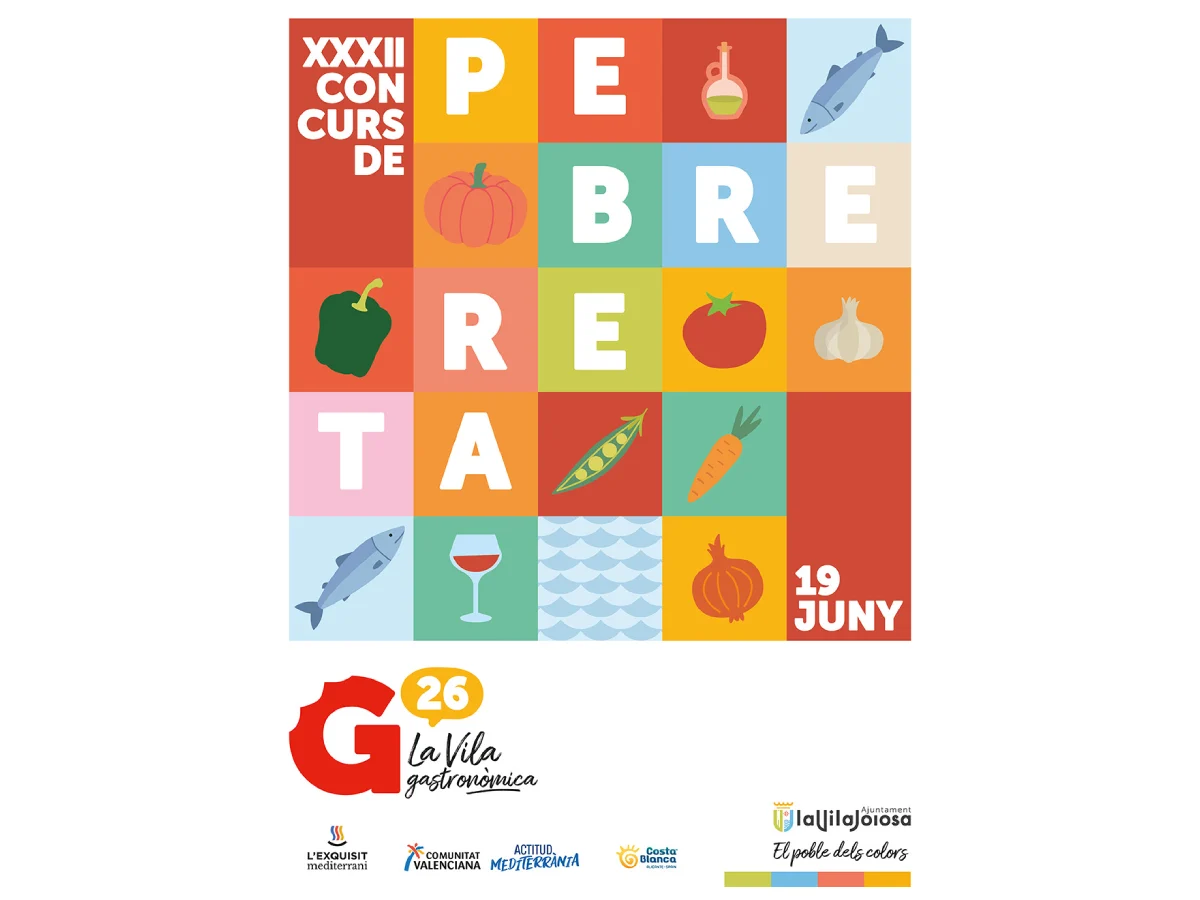 Poster Pebrereta competitie Villajoyosa.